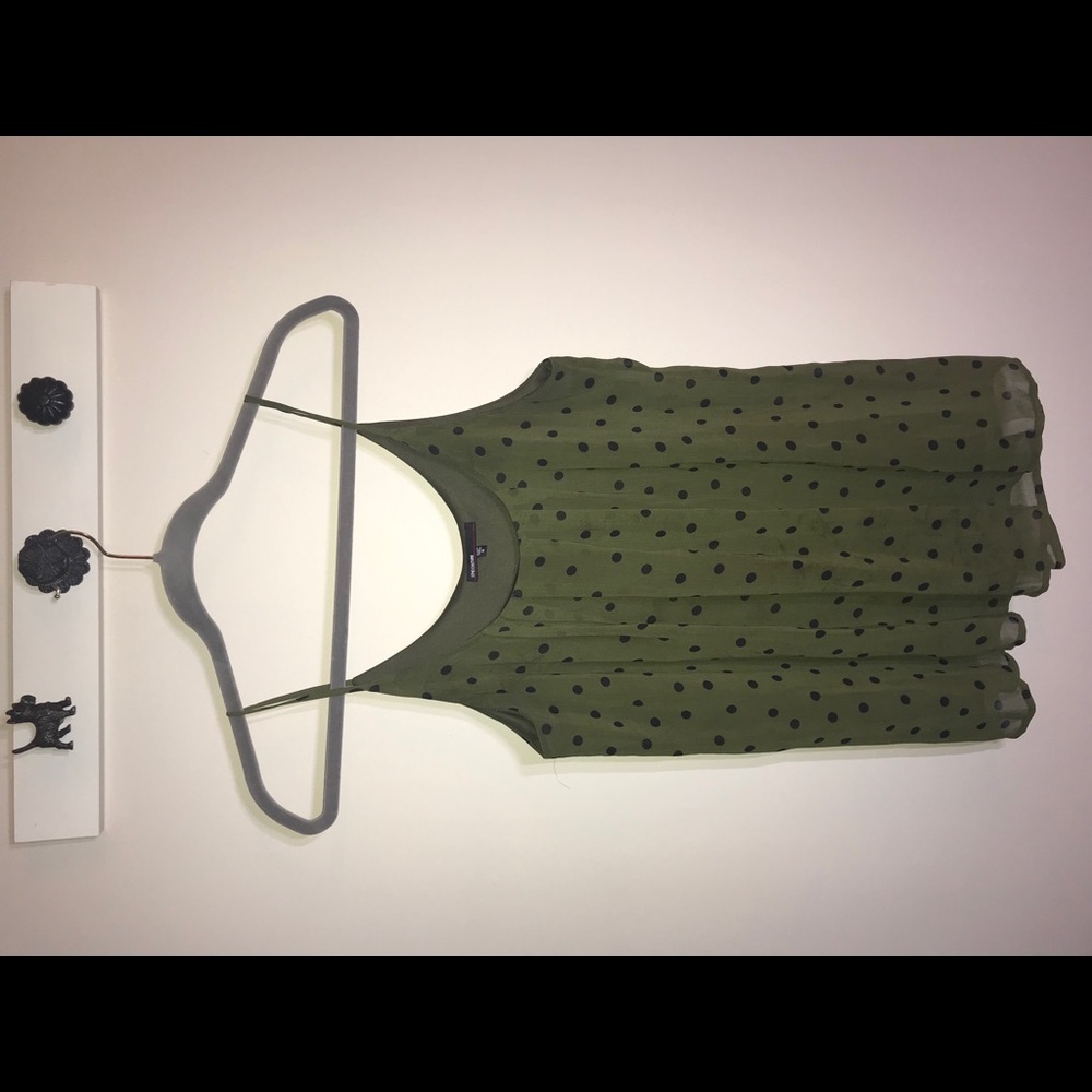 LOVE CULTURE Polka-Dot Tank EUC